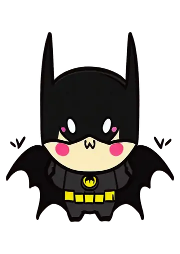 Batman Estilo Funko Pop PNG