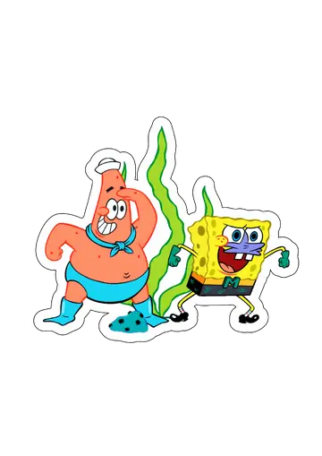 Bob Esponja e Patrick Heróis PNG