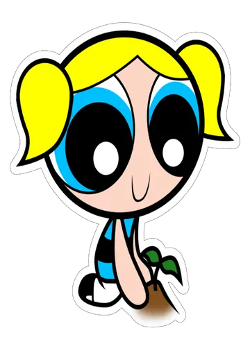 Lindinha Plantando Flor PNG