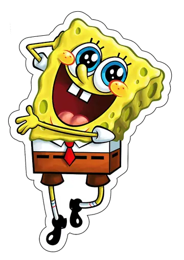 Bob Esponja Dançando Contente PNG