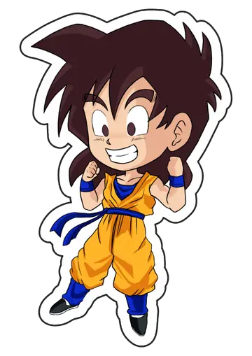 Yamcha Crianca Estilo Chibi PNG