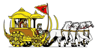 Carruagem Real com Cavalos PNG