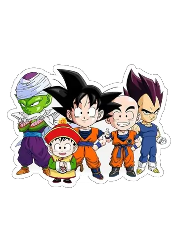 Guerreiros Z Turma do Dragon Ball PNG