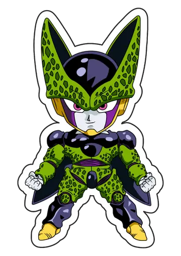 Cell Chibi Dragon Ball Z PNG