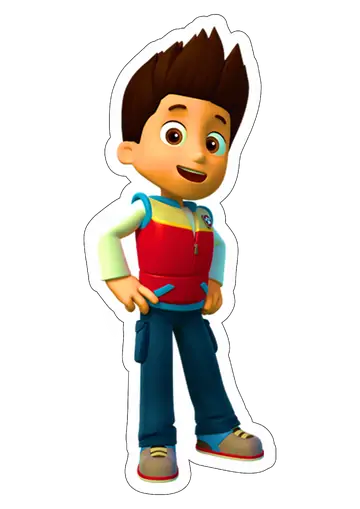 Ryder Patrulha Canina em Pe PNG