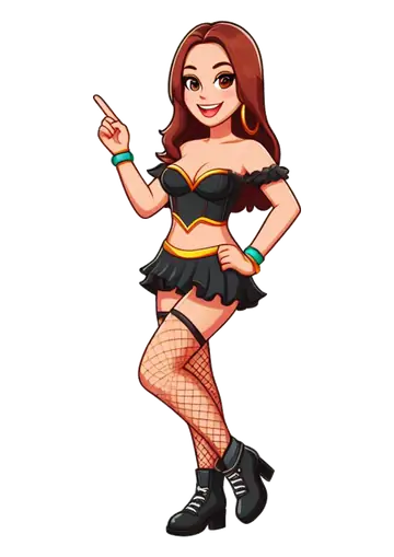 Mulher Com Fantasia De Carnaval Preta PNG