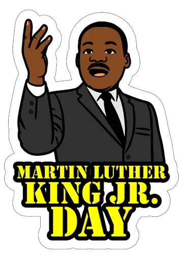 Martin Luther King Jr Day Com Texto PNG
