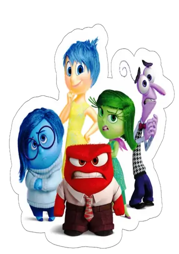 Personagens Divertida Mente Juntos PNG