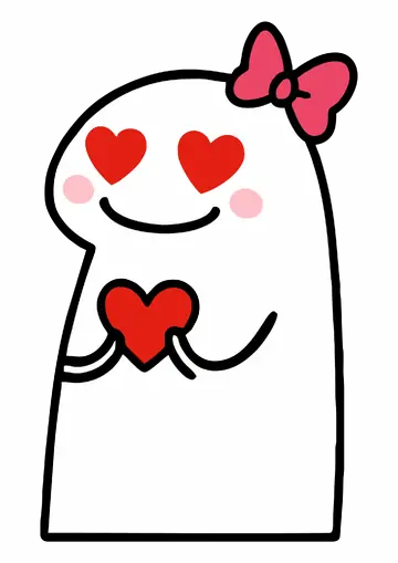 Flork Menina Com Coracao PNG