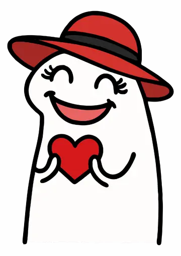 Flork De Chapeu Vermelho PNG