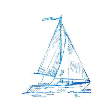 Barco à Vela Desenho PNG