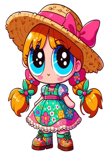Lindinha Caipira Festa Junina PNG