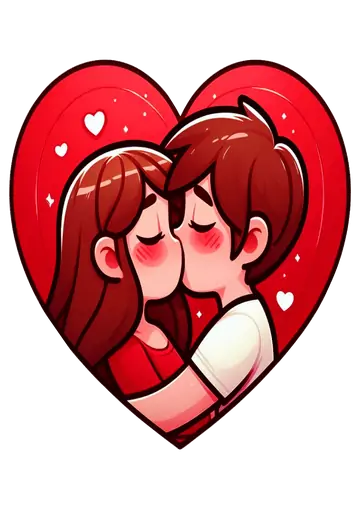 Casal Apaixonado Olhando Olho no Olho PNG