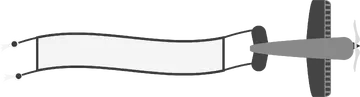 Avião Puxando Faixa PNG