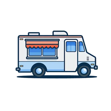 Food Truck Comida de Rua PNG
