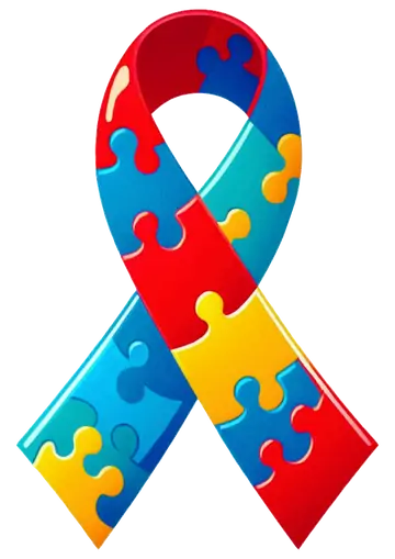 Fita Conscientizacao Autismo Colorida PNG