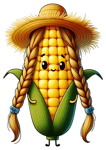 Espiga de Milho Trançada PNG