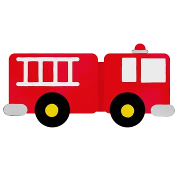 Caminhão de Bombeiros Simples PNG
