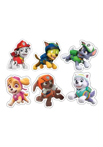 Personagens Patrulha Canina para Apliques PNG
