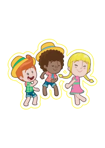 Turma do Bita Dançando Quadrilha PNG