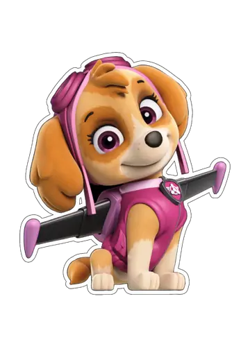 Skye da Patrulha Canina com Asas PNG