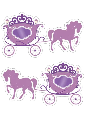 Carruagem da Princesinha Sofia com Cavalo PNG