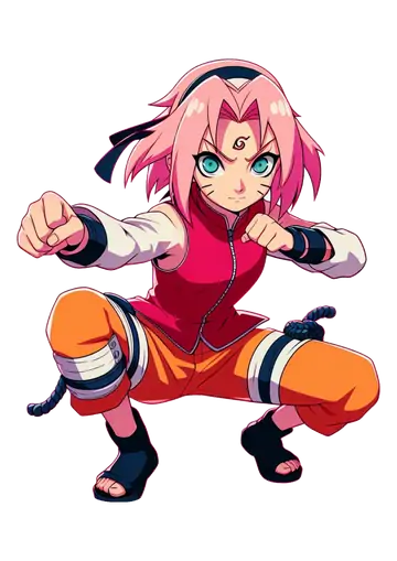Sakura Haruno Ninja de Naruto PNG