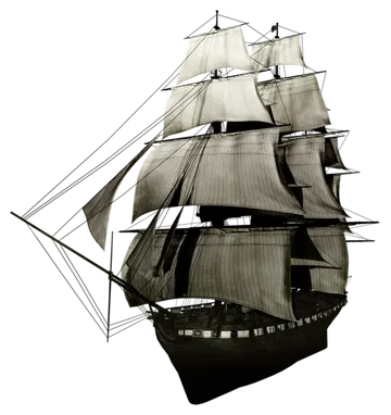Navio Pirata Antigo PNG