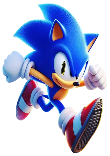 Sonic the Hedgehog Correndo PNG