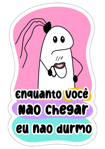 Flork Mãe com Café Preocupada PNG