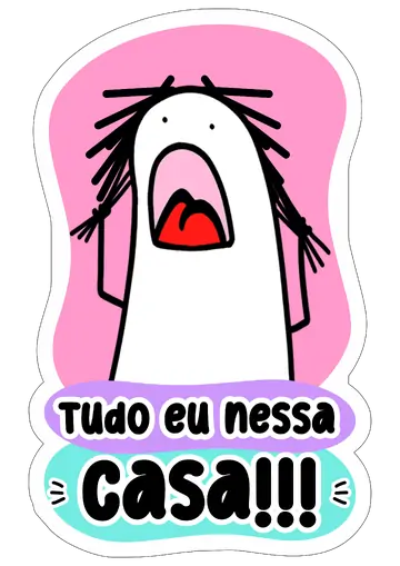 Flork Mãe Estressada Gritando PNG