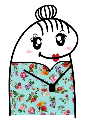 Flork Dia das Mães com Flores PNG