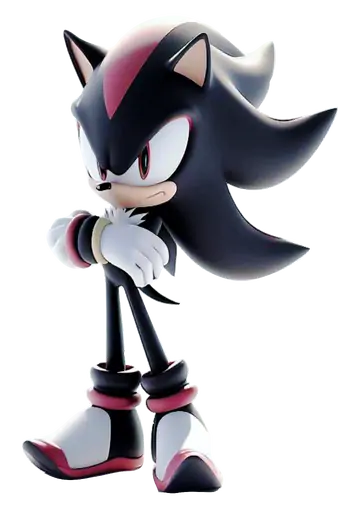 Shadow The Hedgehog Braços Cruzados PNG
