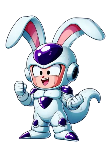 Freeza Coelhinho Fantasia Páscoa PNG