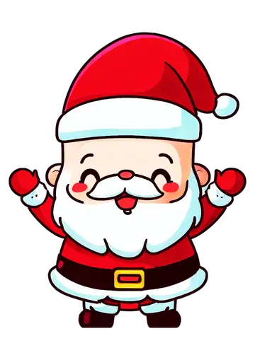 Papai Noel Chibi Rindo PNG