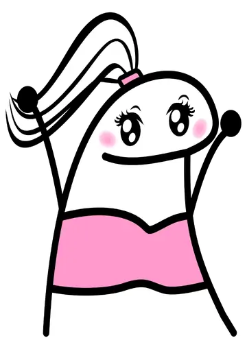 Flork com Cropped e Rabo PNG