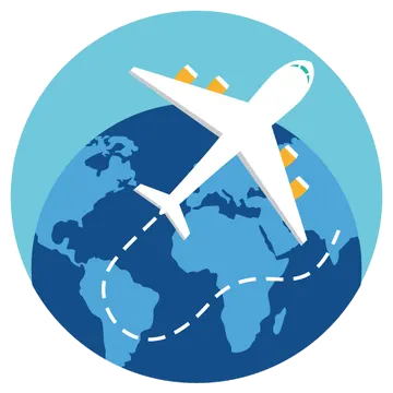 Viagem Aérea de Férias PNG