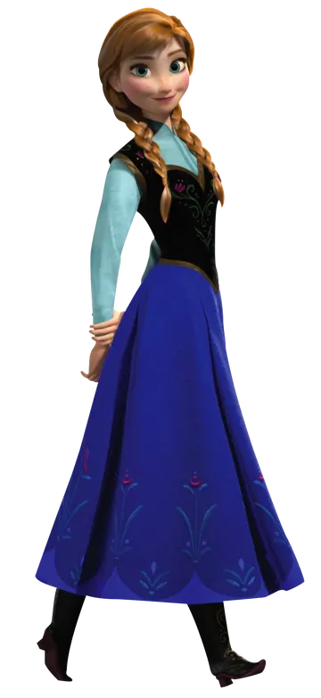 Anna Frozen 3 PNG
