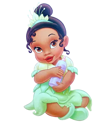 Tiana Baby Princesa Disney PNG