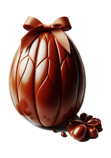 Ovo de Páscoa de Chocolate PNG