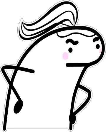 Flork Mulher com Raiva PNG