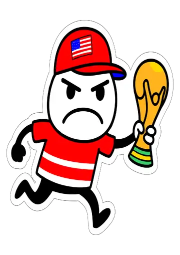 Flork Com Taça Da Copa PNG