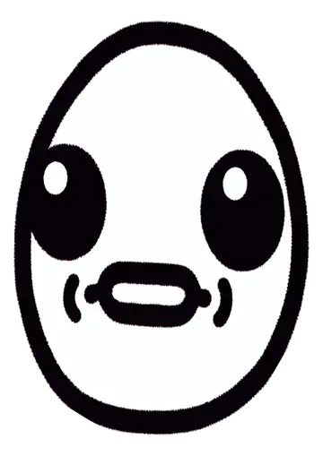 Figurinha Derp Face Assustado PNG