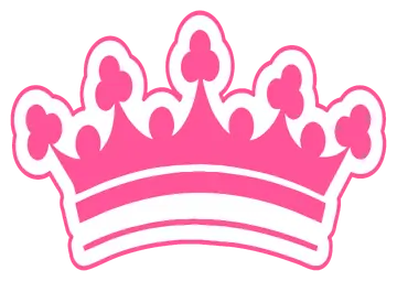 Coroa de Princesa Rosa PNG