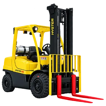 Empilhadeira Amarela Hyster PNG