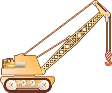 Guindaste de Construção PNG