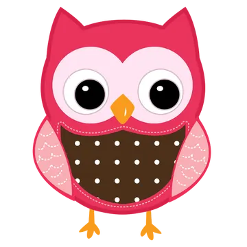 Corujinha Rosa 2 PNG