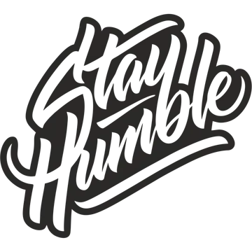 Adesivo Stay Humble PNG