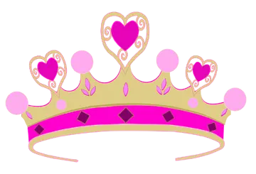 Coroa Rosa e Dourada 3 PNG