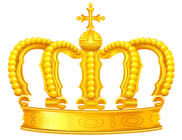 Coroa Dourada 8 PNG